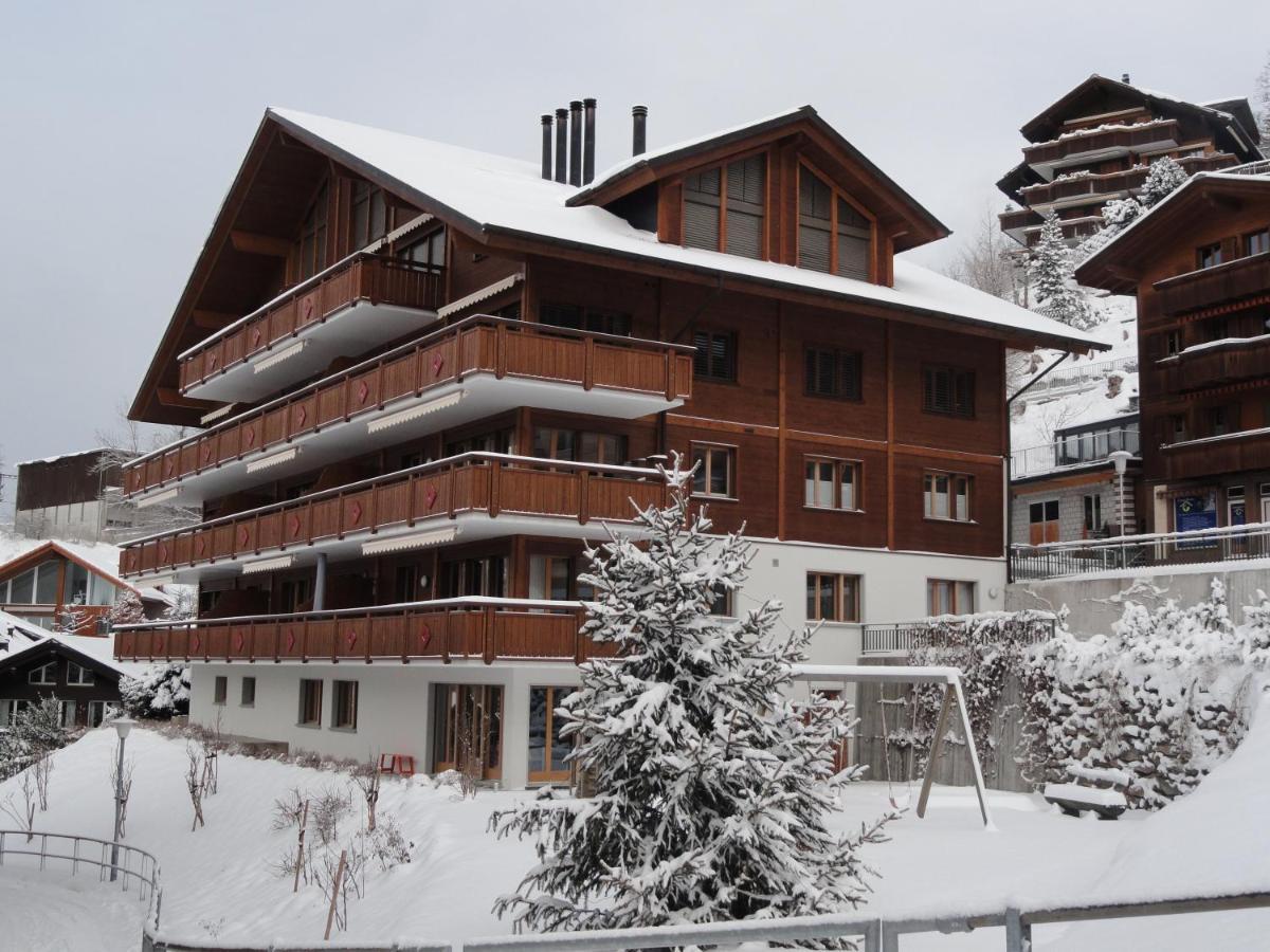 Chalet Bella Vista 4 Wengen Luaran gambar