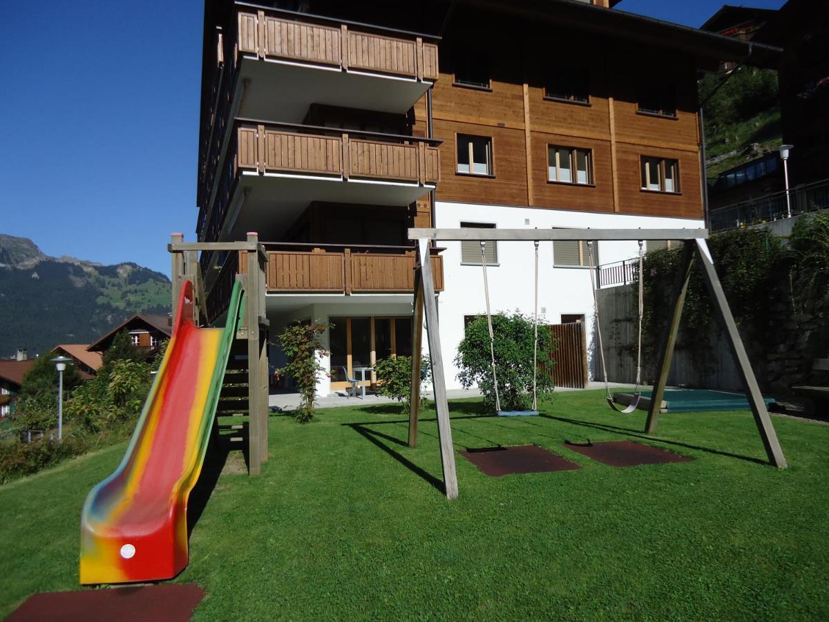 Chalet Bella Vista 4 Wengen Luaran gambar
