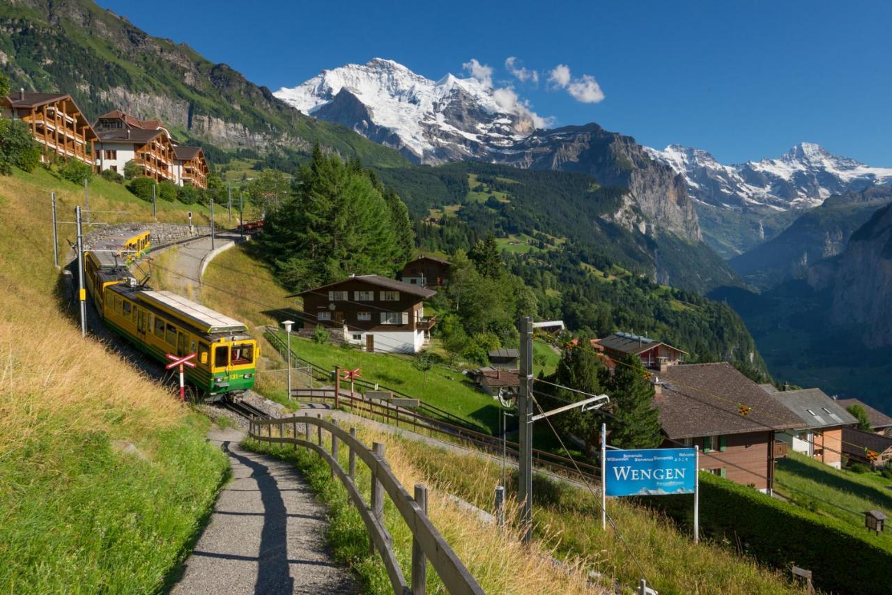 Chalet Bella Vista 4 Wengen Luaran gambar