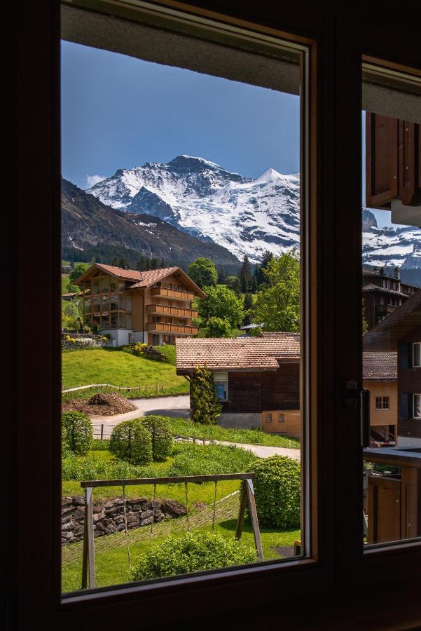 Chalet Bella Vista 4 Wengen Luaran gambar