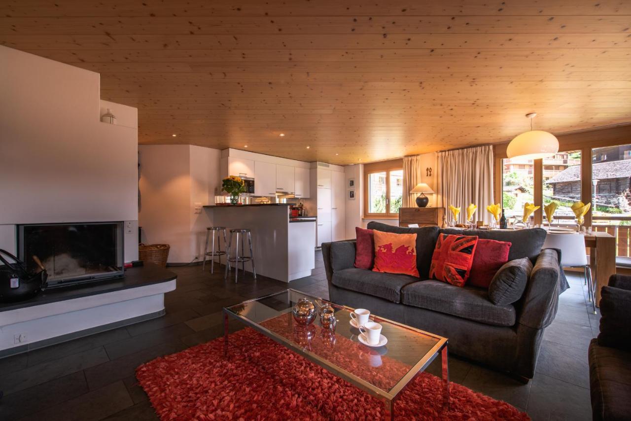 Chalet Bella Vista 4 Wengen Luaran gambar