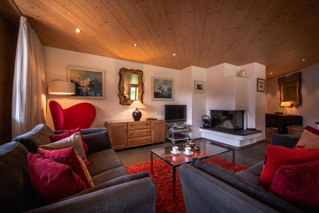 Chalet Bella Vista 4 Wengen Luaran gambar