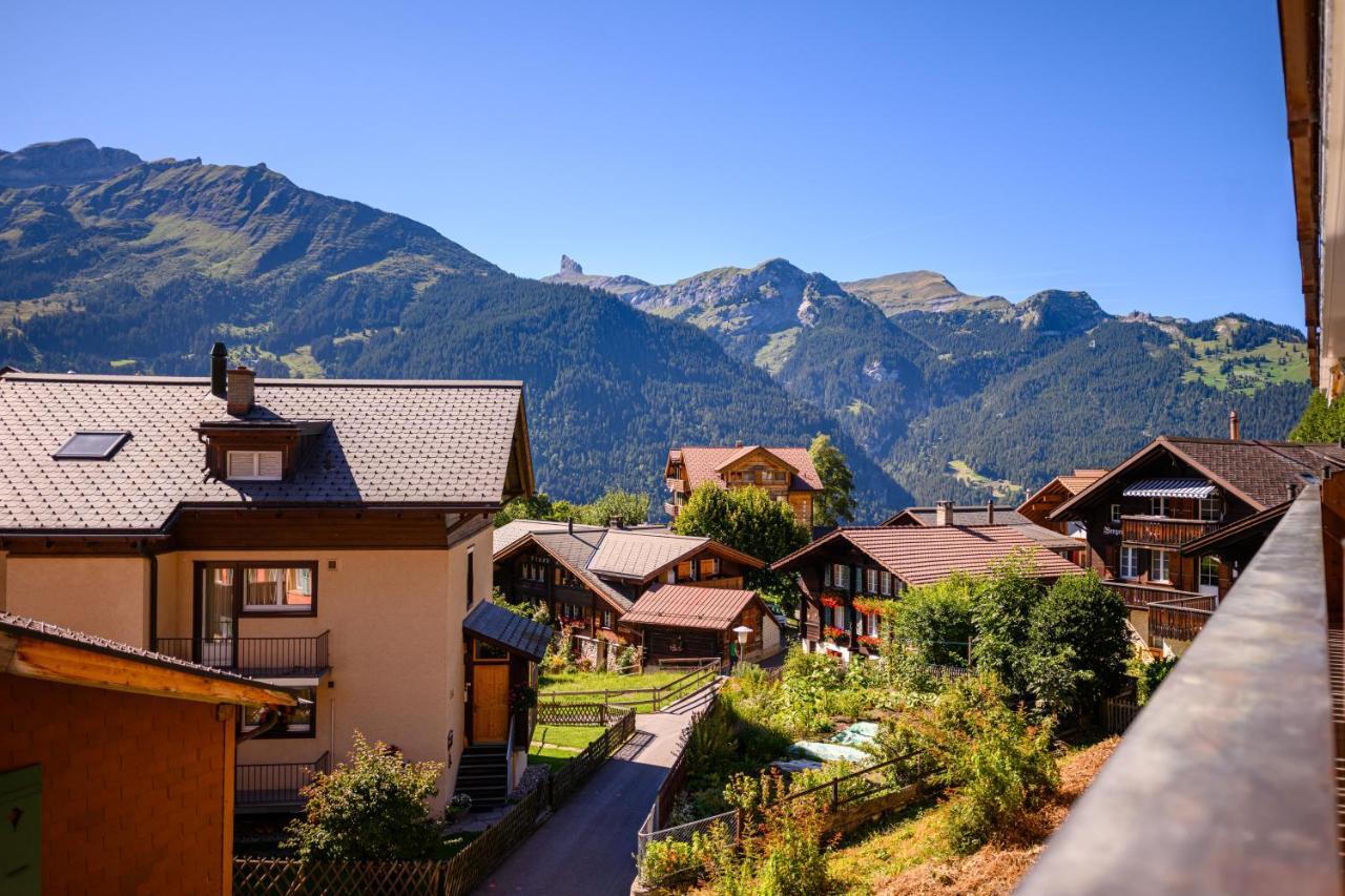 Chalet Bella Vista 4 Wengen Luaran gambar