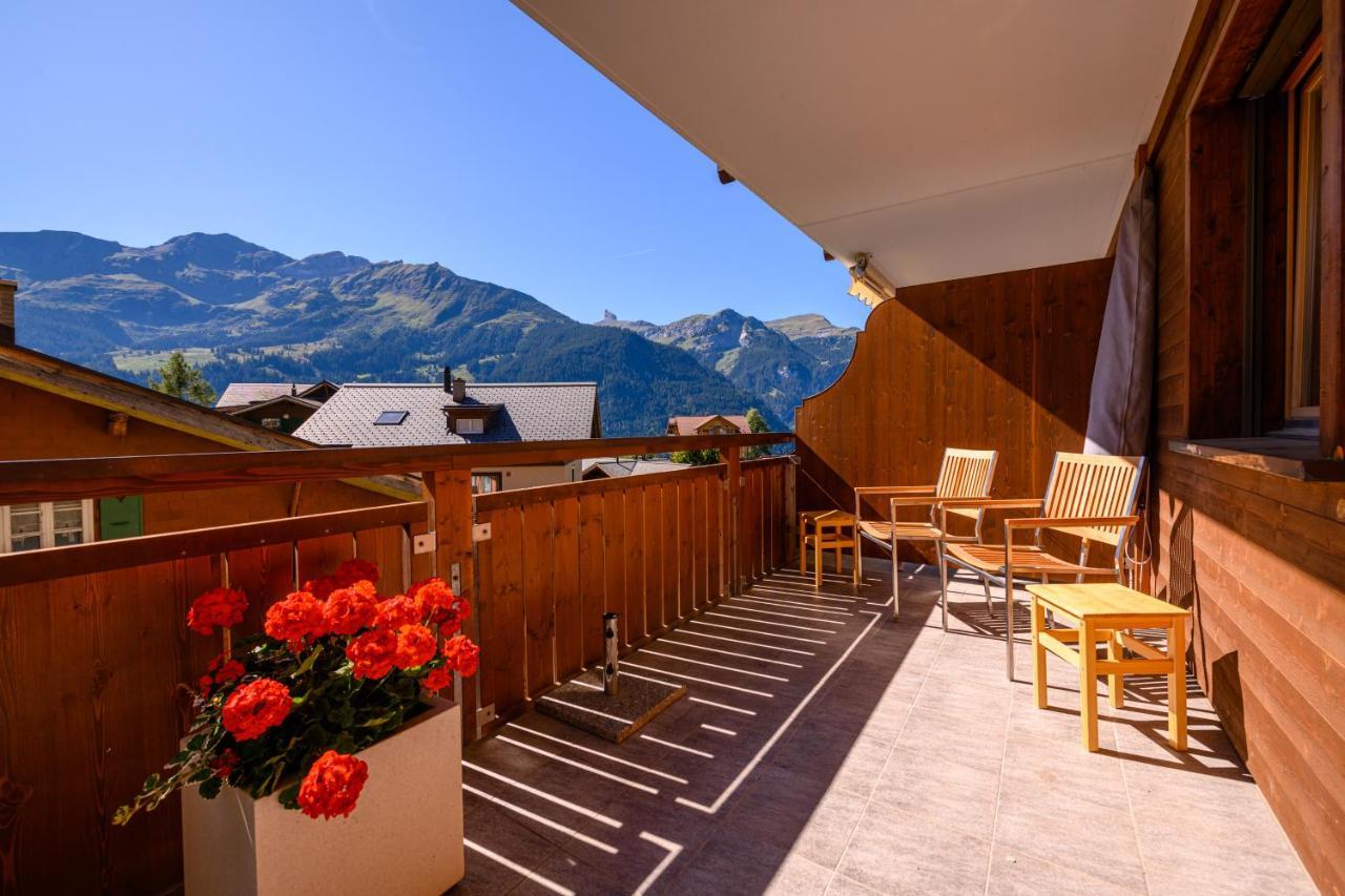 Chalet Bella Vista 4 Wengen Luaran gambar