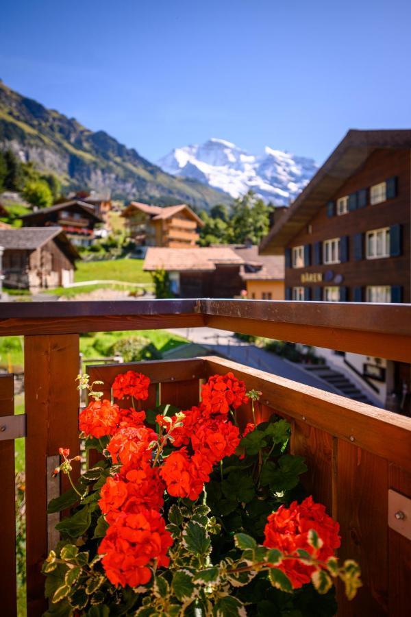 Chalet Bella Vista 4 Wengen Luaran gambar